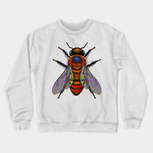 Eight Bee Crewneck Sweatshirt by crunchysqueak